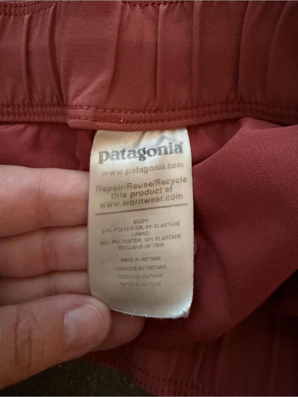 Patagonia Fleetwith Skort in Sienna Clay - Picture 7 of 10